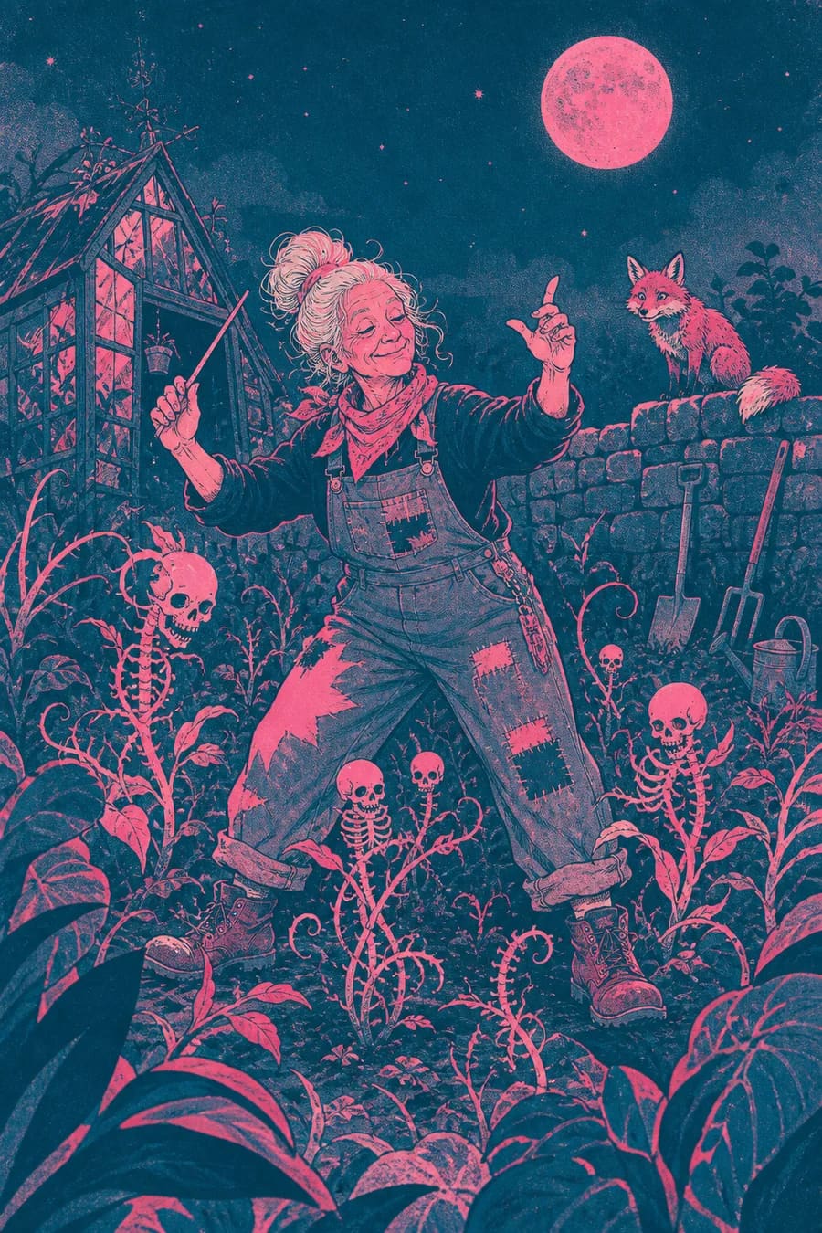 Bone Orchard, an original folk fantasy comic cover