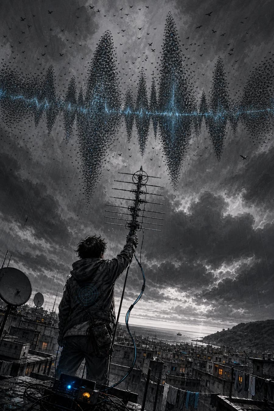 Starling Signal, an original eco thriller comic cover