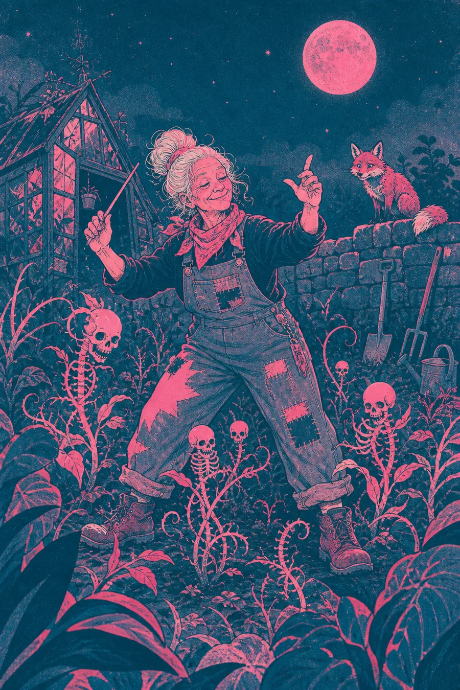 Bone Orchard, an original folk fantasy comic cover