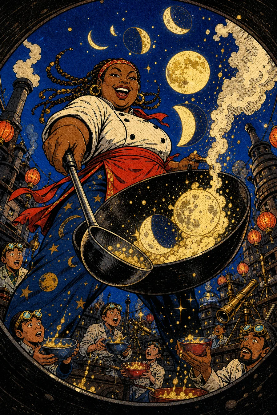 Recipe for a Moon, an original culinary myth comic cover