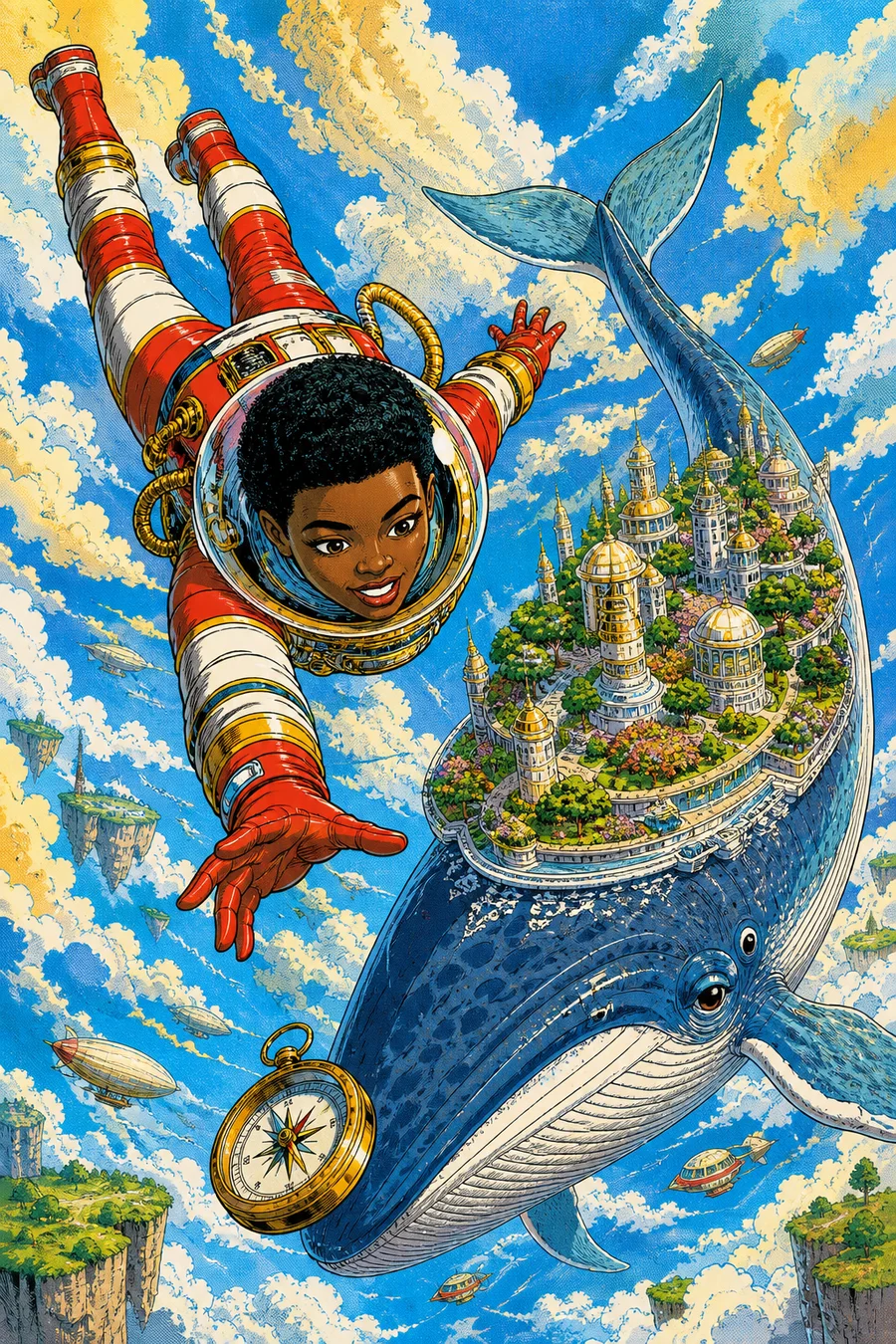 Skyward, an original sci-fi comic cover